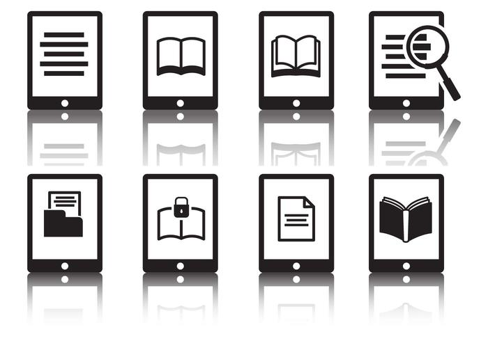 Vector libre de Ereader