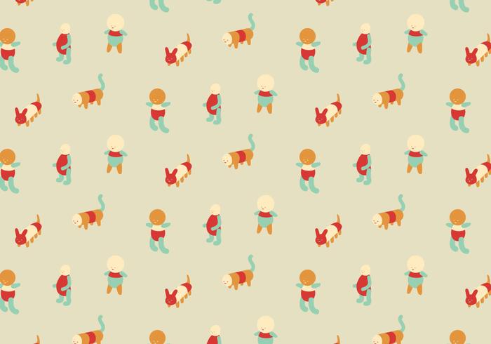 Character Colorful Pattern vector