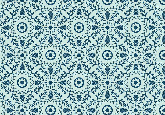 Floral Tiling Pattern vector