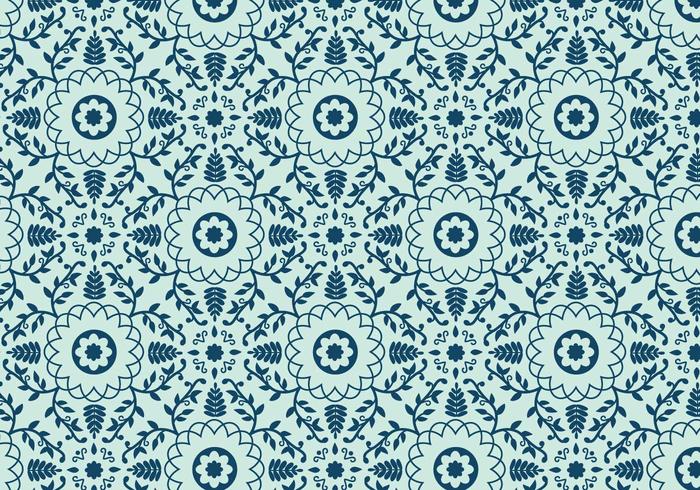 Floral Tiling Pattern vector