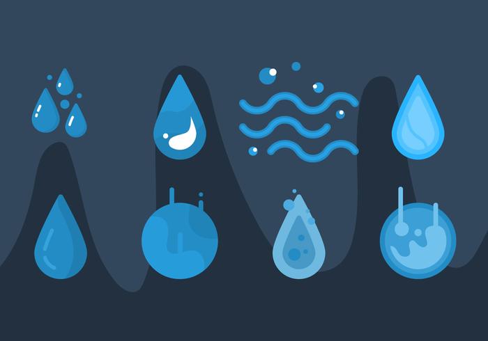 Gráfico vectorial de agua gratis 2 vector