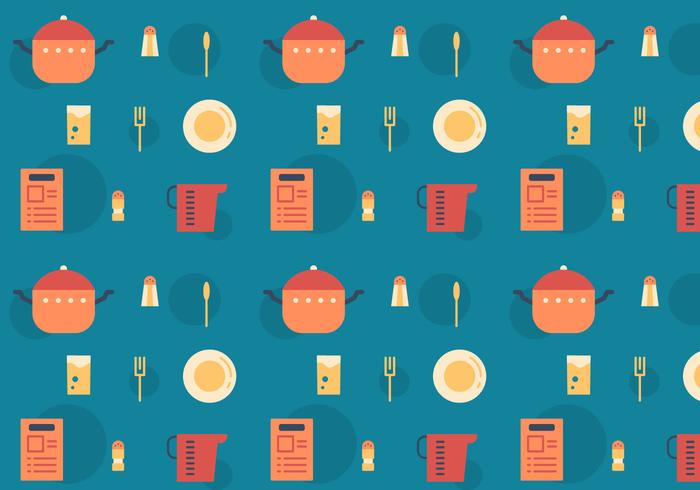 Recipe Card Vector Pattern