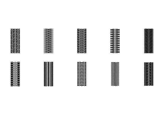 Libre de vectores de la marca de neumáticos sin fisuras