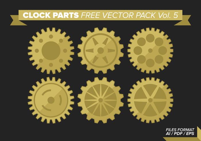 Clock Parts Free Vector Pack Vol. 5 Clock Parts Free Vector Pack Vol. 5