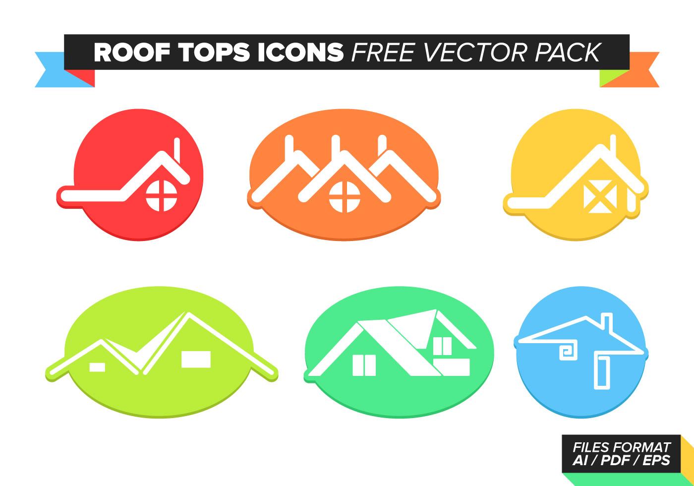 Roof Tops Free Vector Pack - Download Free Vectors, Clipart Graphics