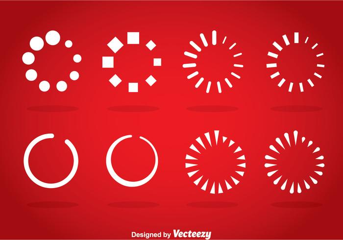 White Preloader Vector