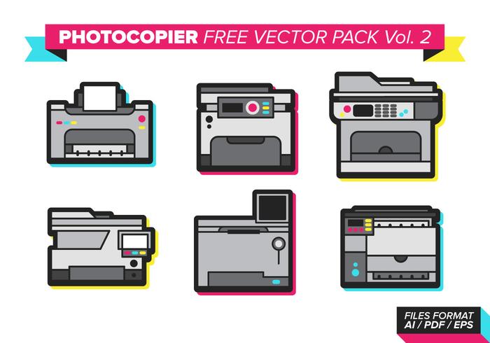 Photocopier Free Vector Pack Photocopier Free Vector Pack