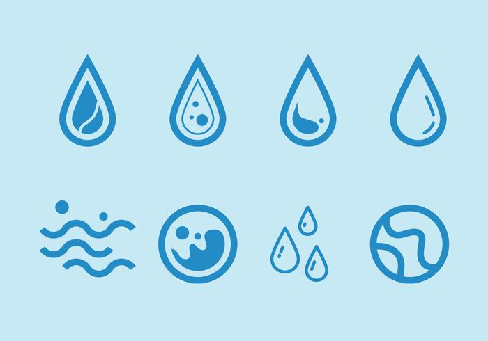 Gráfico vectorial de agua gratis 1 vector