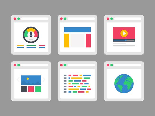 Web Browser Vector Icons