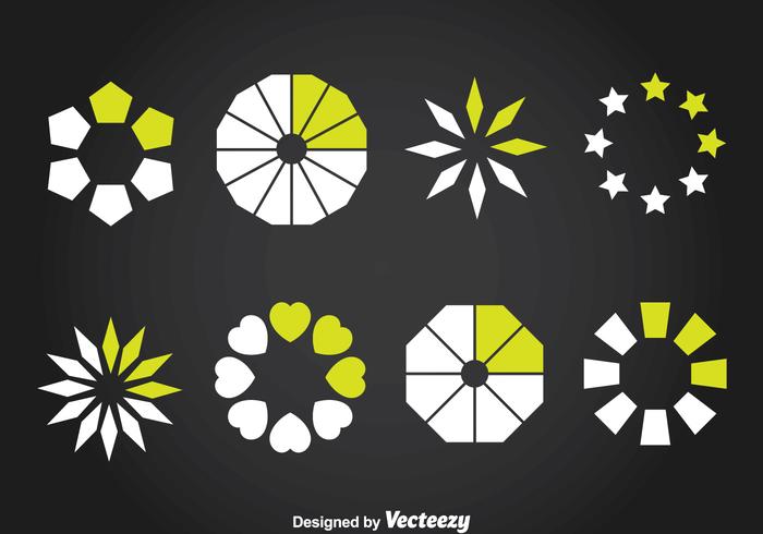 Preloader Element Set Vector Preloader Element Set Vector