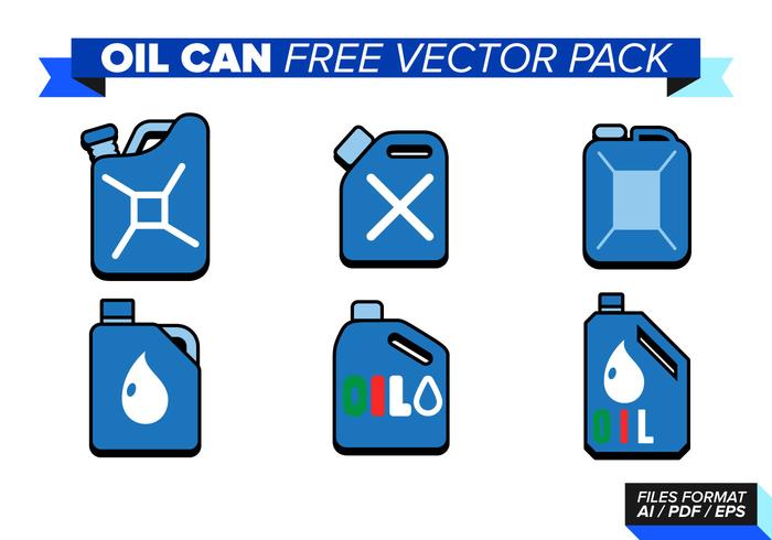 Oil Can Free Vector Pack Oil Can Free Vector Pack