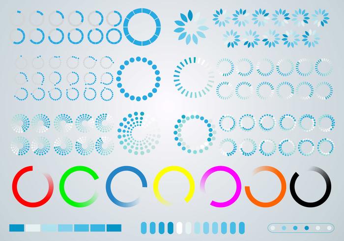 Collection of Preloader vector