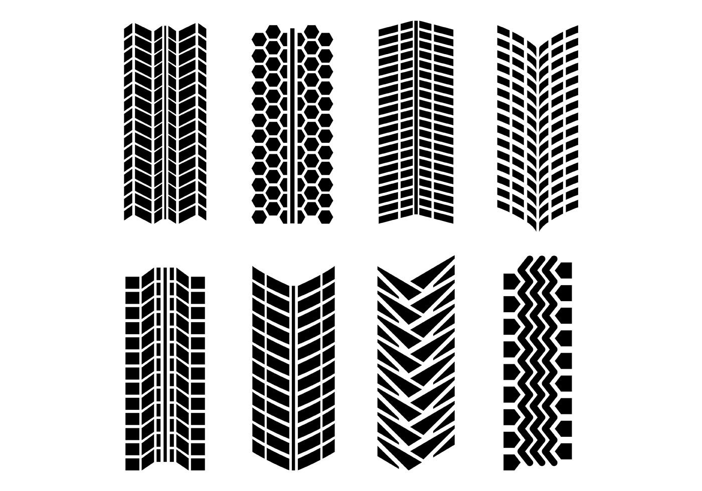 Tire Marks Vector Pack 112539 Vector Art at Vecteezy
