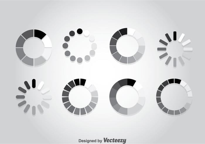 Grey Preloader Vector