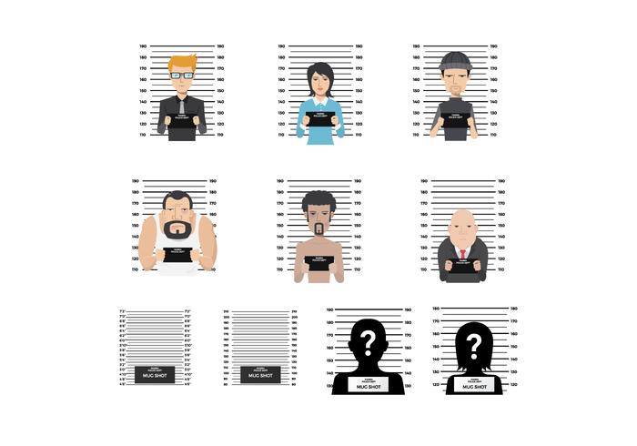 Free Mugshot Vectors