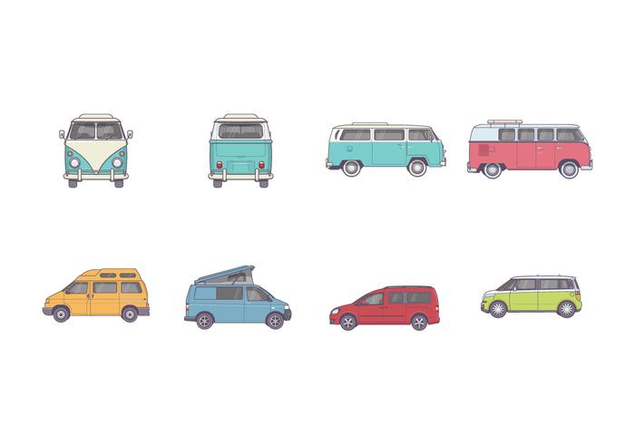 Free VW Camper Vectors Free VW Camper Vectors