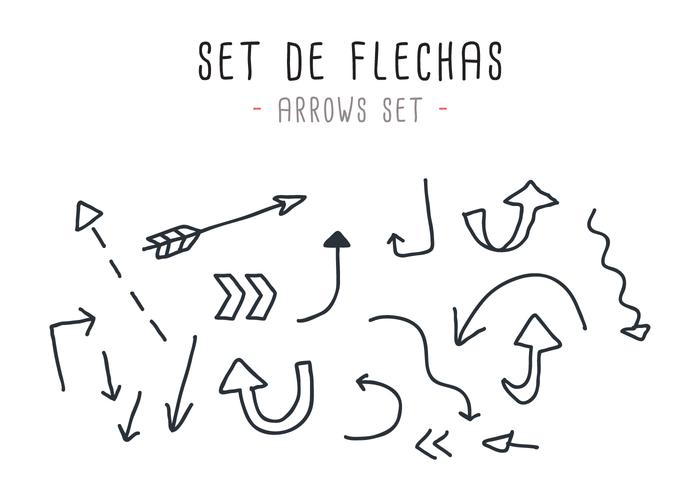 Vector Set de Flechas