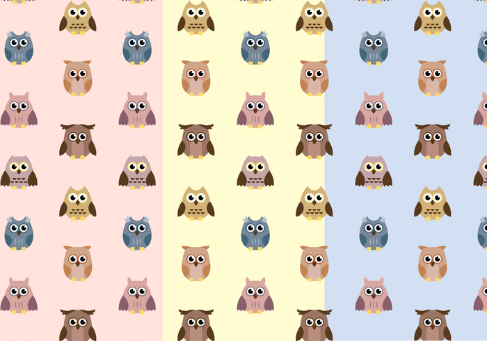 Free Owl Pattern Vector Vector Art At Vecteezy