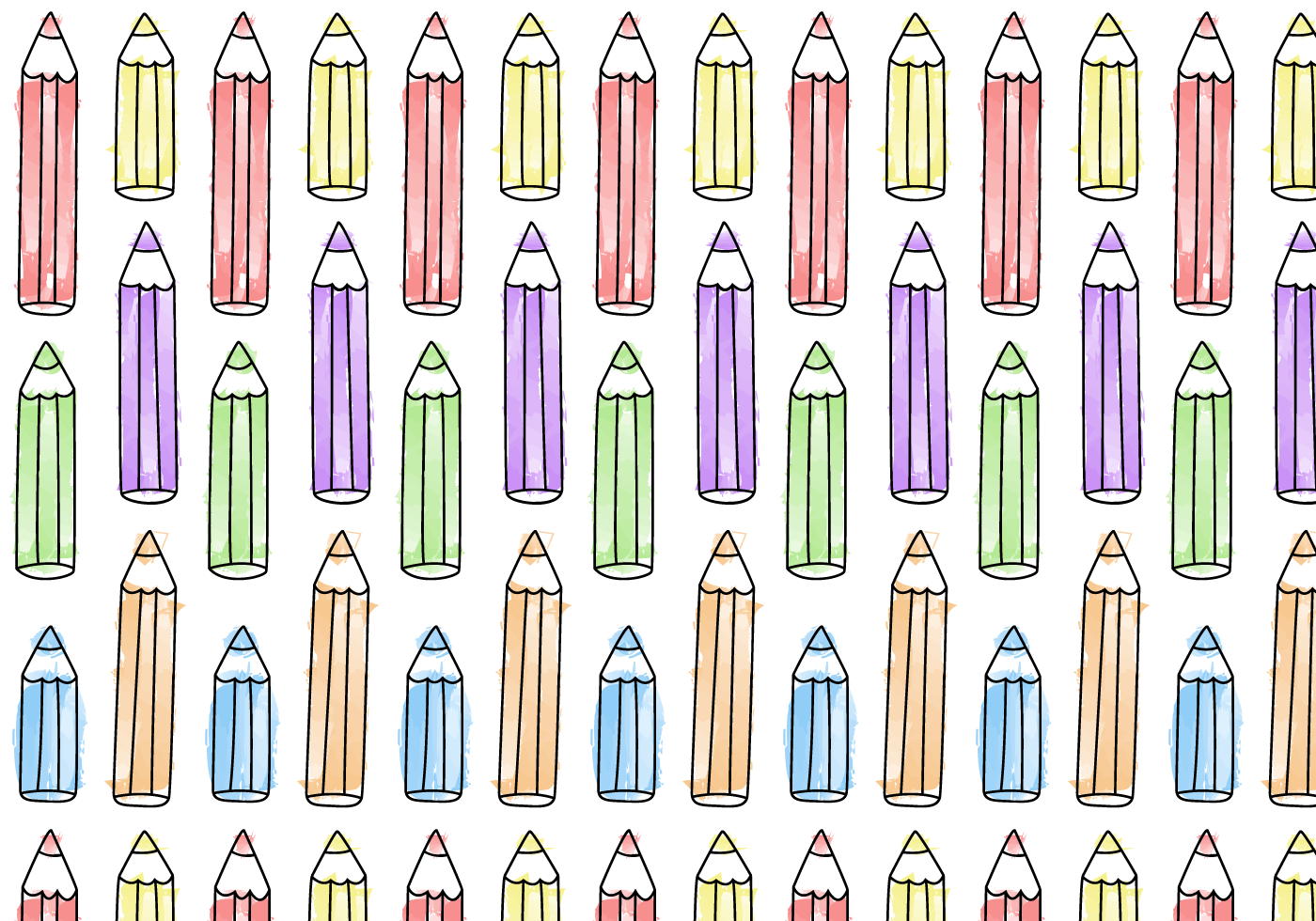 Free Pencil Pattern Vector 112598 Vector Art at Vecteezy
