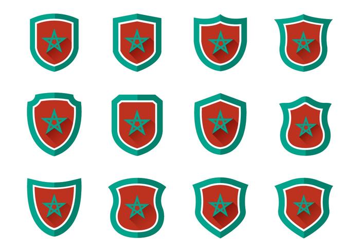 Free Maroc Shield Vectors Free Maroc Shield Vectors