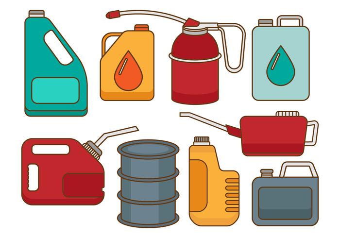 Free Oil Can Vectors Free Oil Can Vectors