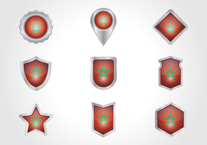 Free Morocco Badge Vector Free Morocco Badge Vector