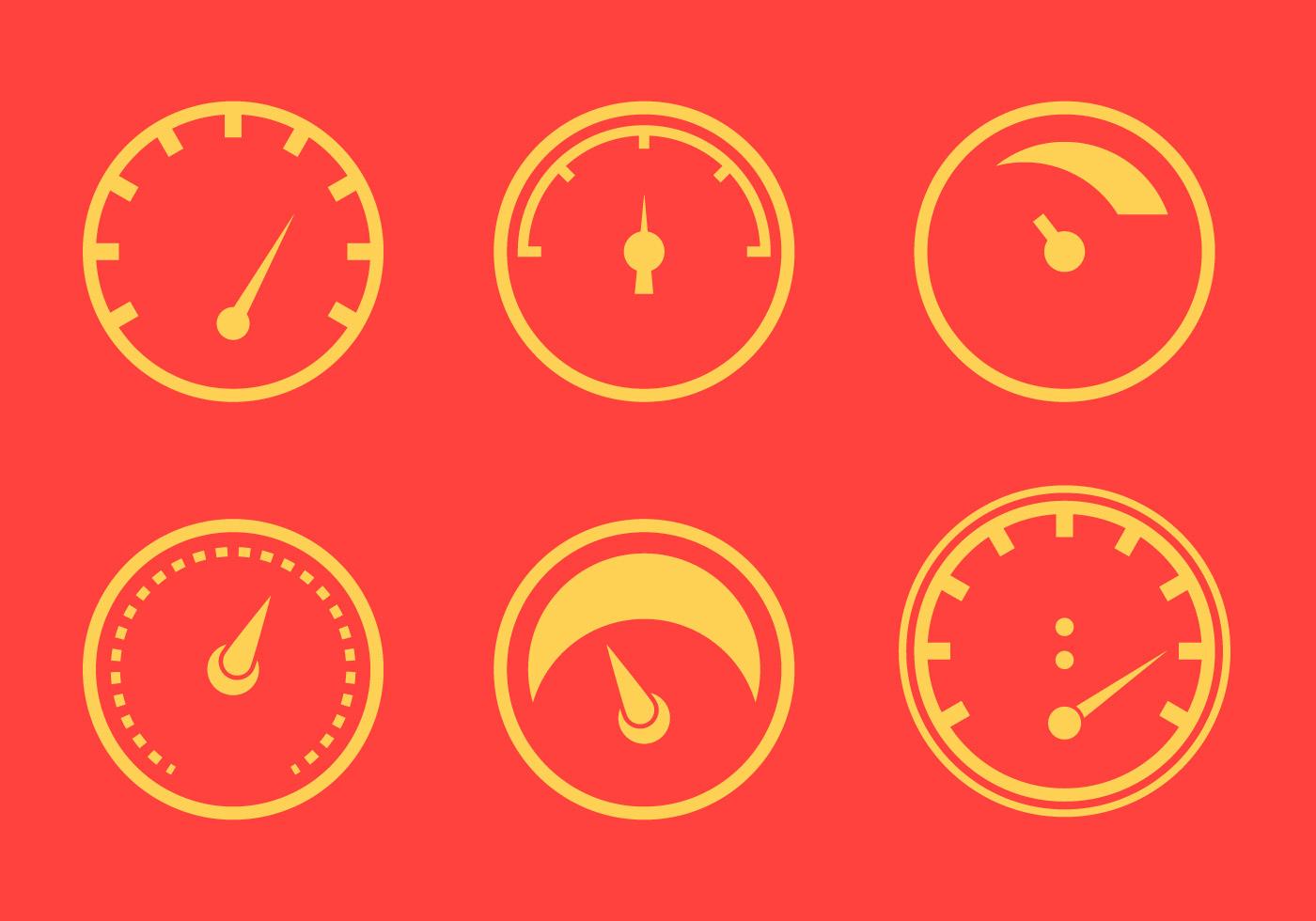 Free Tachometer Vector Graphic 1 112659 Vector Art at Vecteezy