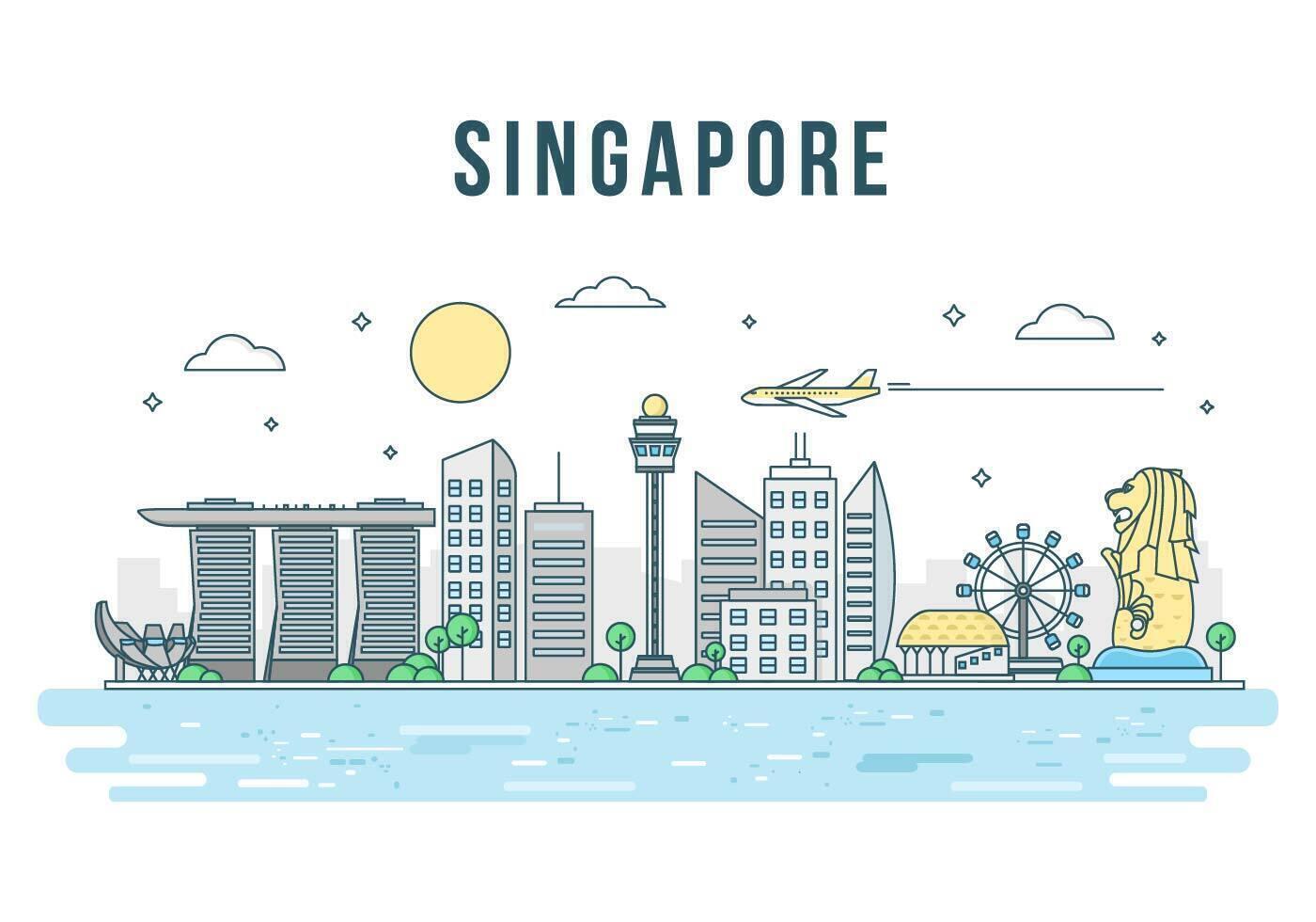 Free Singapore Vector