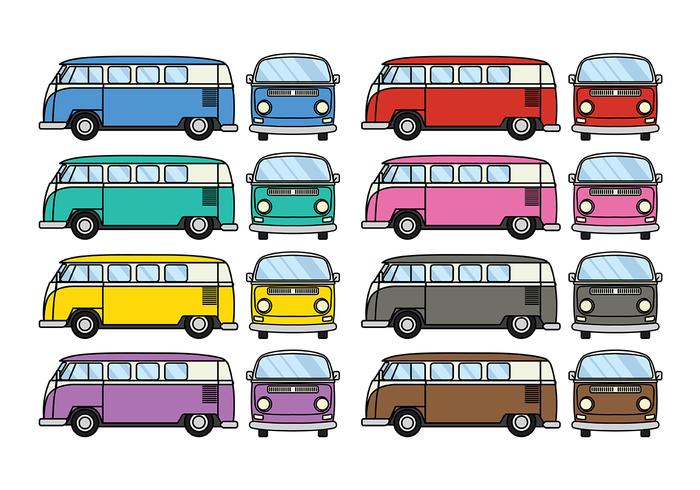 Free VW Camper vector - Download Free Vectors, Clipart Graphics ...