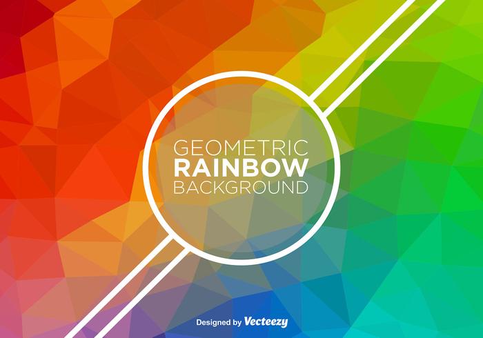 Abstract Rainbow Vector Background