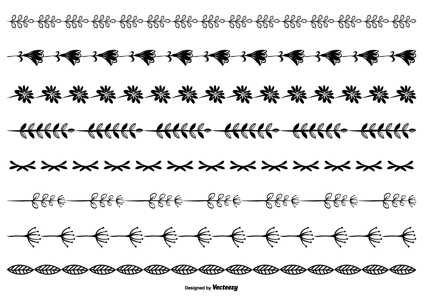 Download Boho Hand Drawn Style Borders 112709 Vector Art at Vecteezy