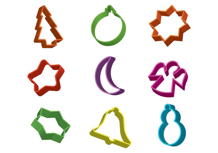 Vector Cookie Cutter Set