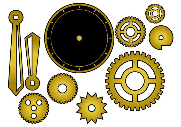 Free Clock Parts Vector