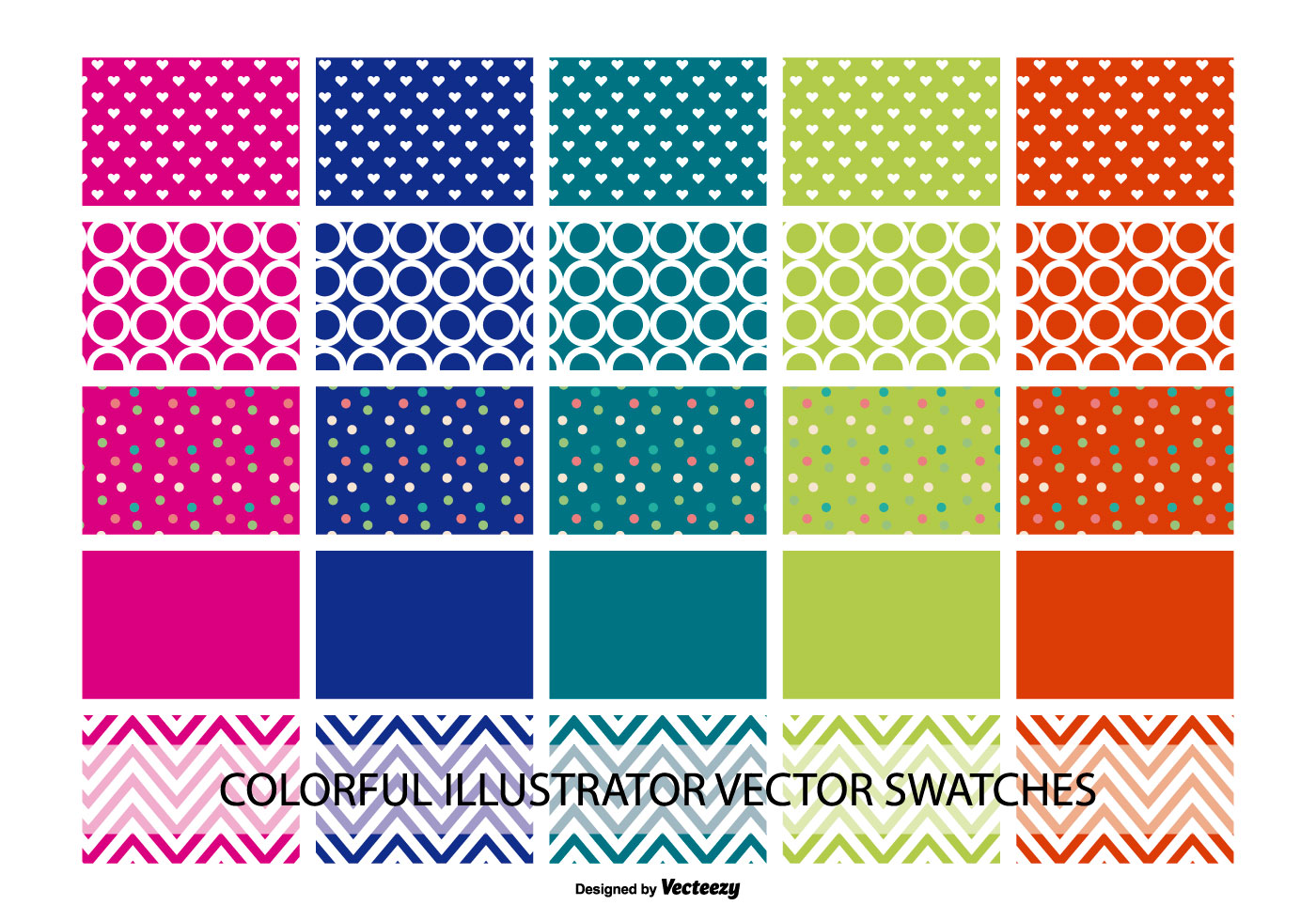 Illustrator образцы цветов