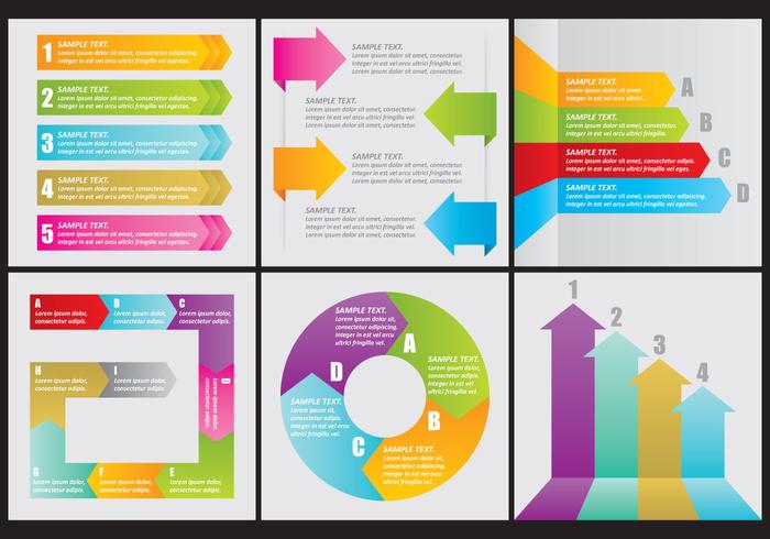 Vector Flechas Arrow Infographics