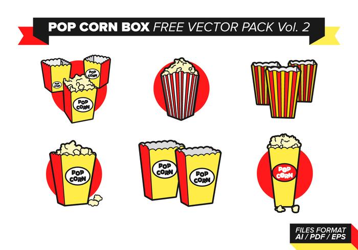 Pop Corn Box Free Vector Pack Vol. 2 Pop Corn Box Free Vector Pack Vol. 2