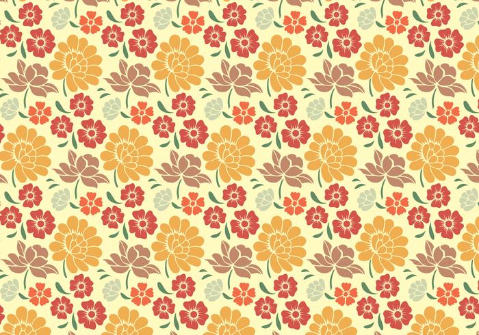 Patrón decorativo floral vector