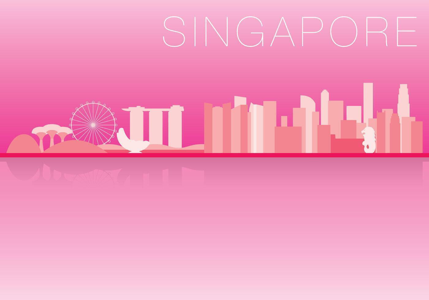 Singapore Skyline vector