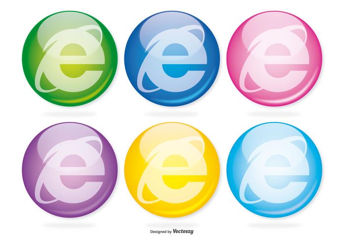 Internet Explorer Glass Icon Set Internet Explorer Glass Icon Set