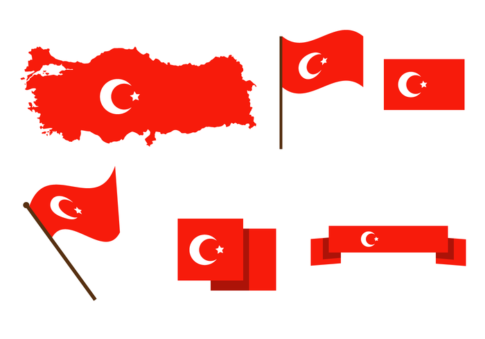 Vector libre del mapa de Turquía