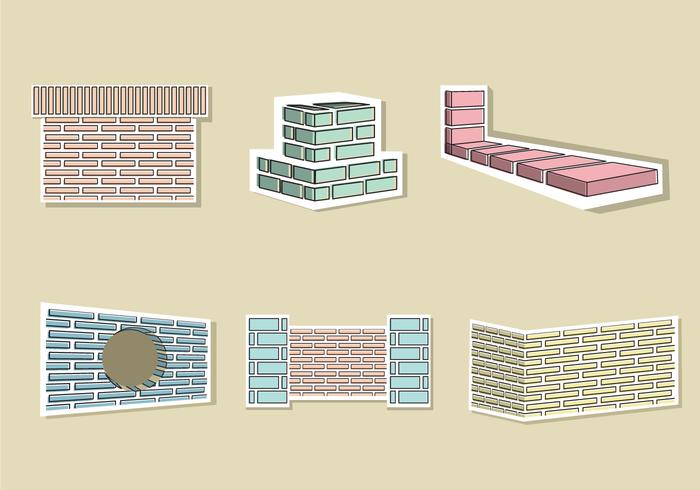 Brick Layer Illustration Vector