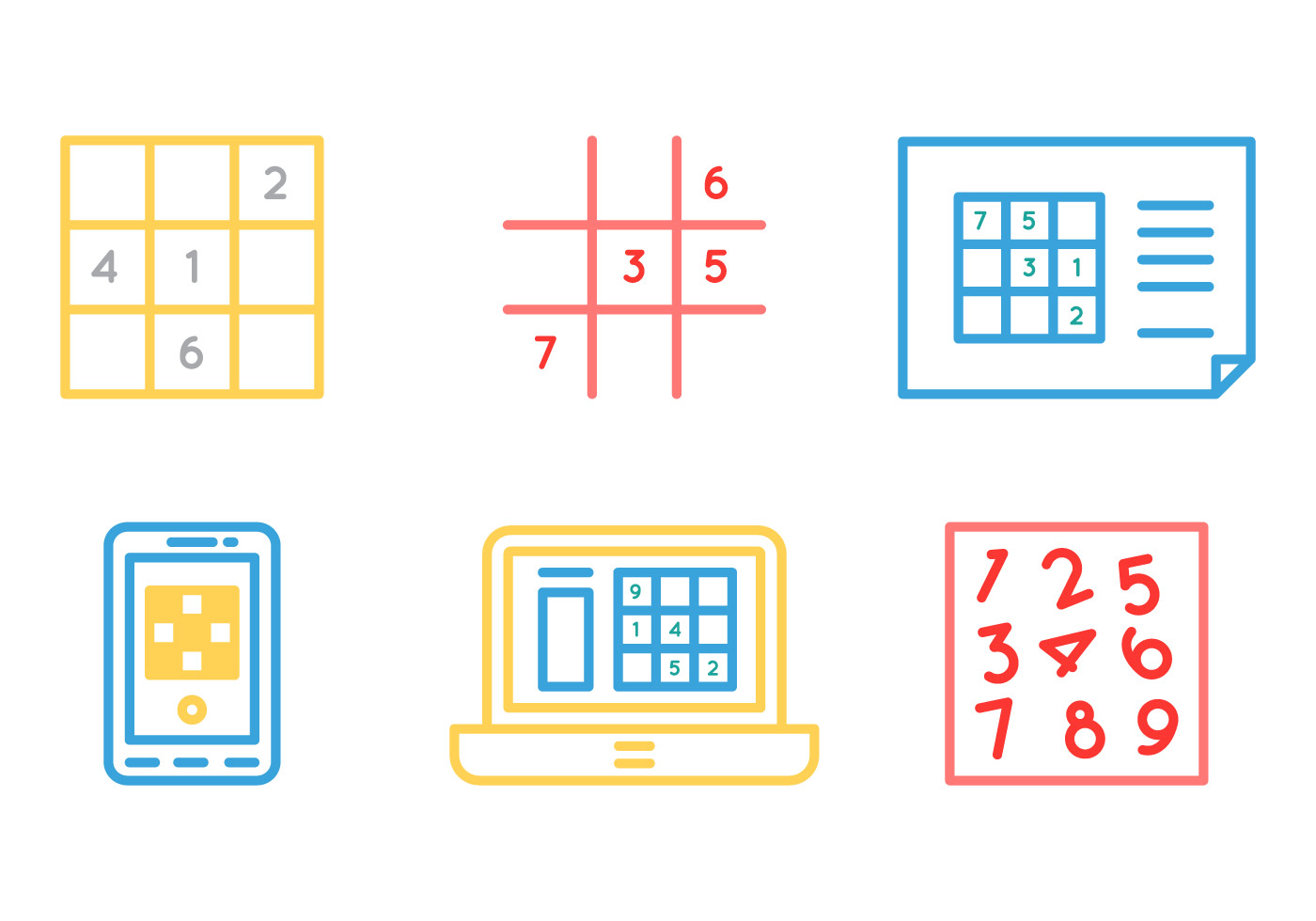 Free Sudoku Vector Graphic 1 112856 Vector Art at Vecteezy