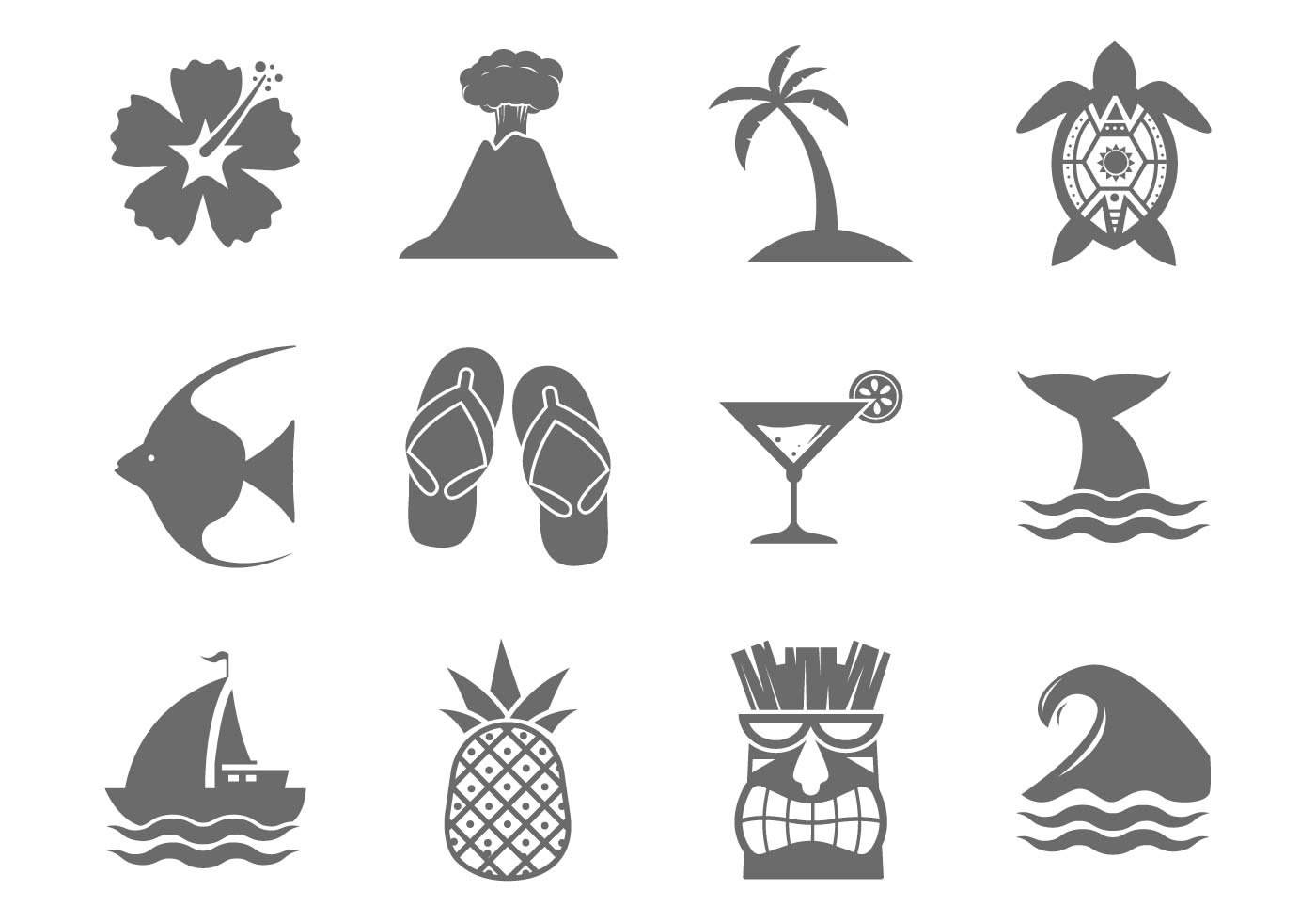 Free Hawaii Vector - Download Free Vector Art, Stock Graphics & Images