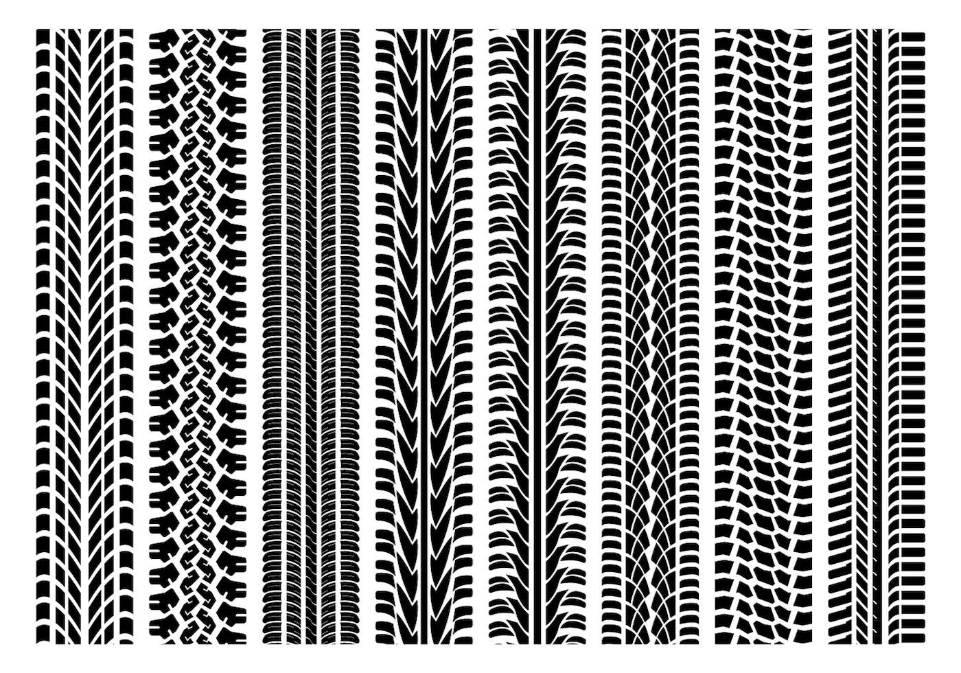 Tire Marks Vector Pack 112868 Vector Art at Vecteezy