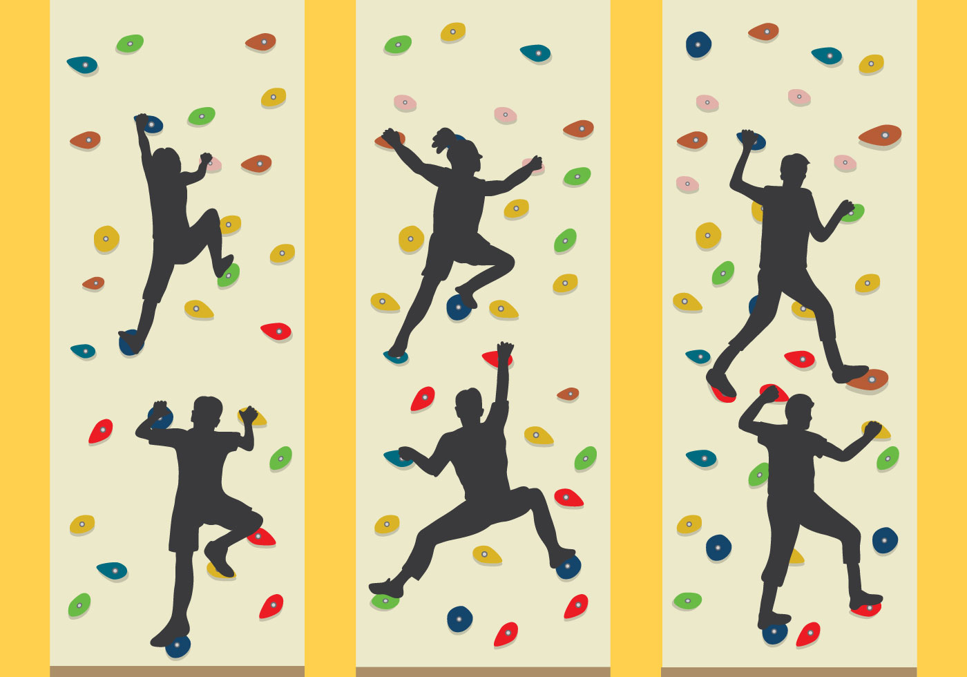 Climbing Wall Vector - Download Free Vector Art, Stock Graphics & Images