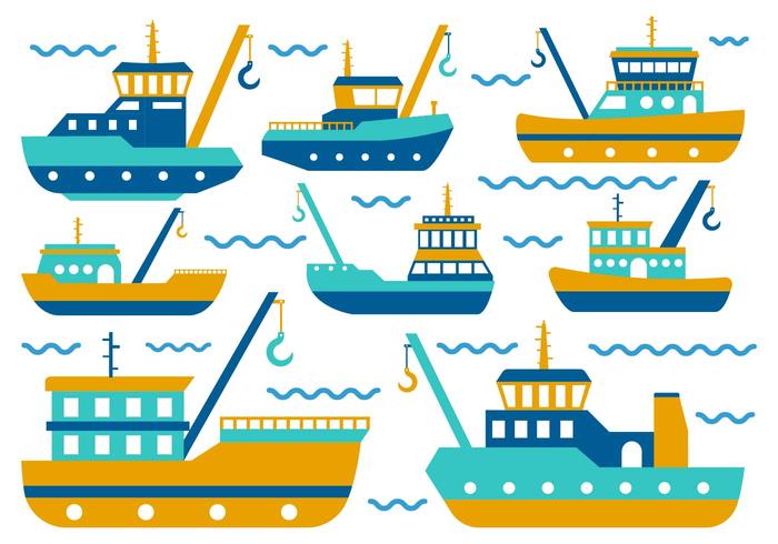 Free Tugboat Vector
