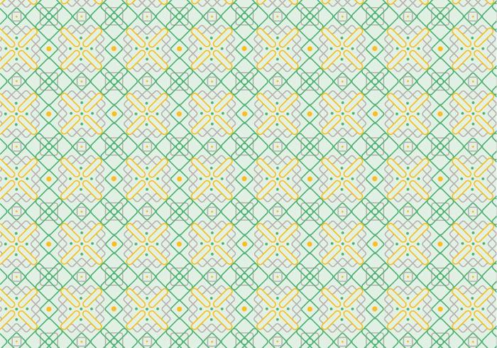 Outlined Decorative Pattern Background vector