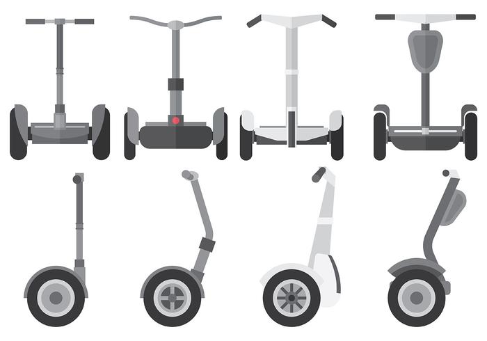 Iconos de segway gratis vector