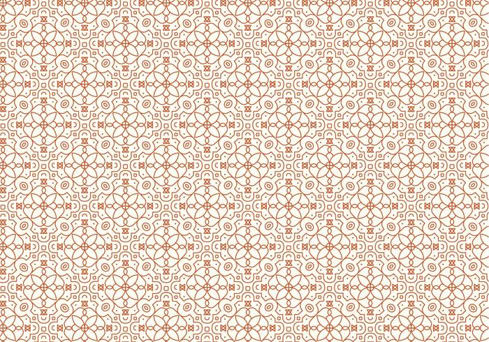 Decorative Outlined Pattern vector