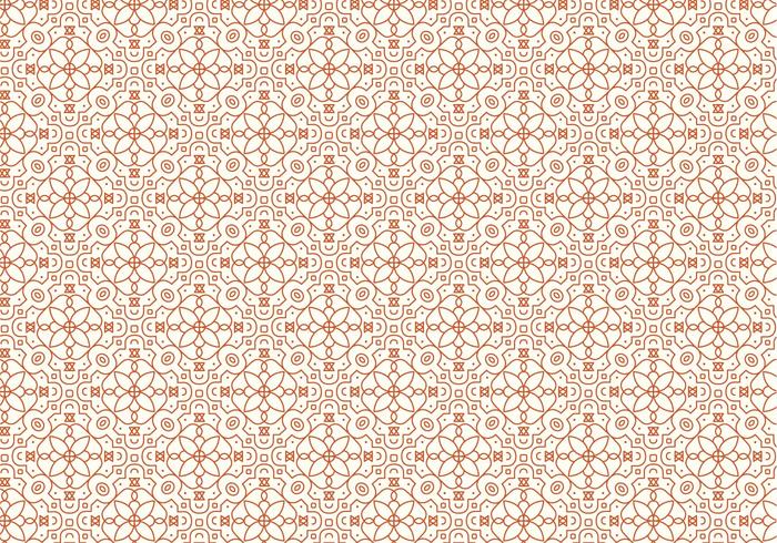 Decorative Outlined Pattern vector